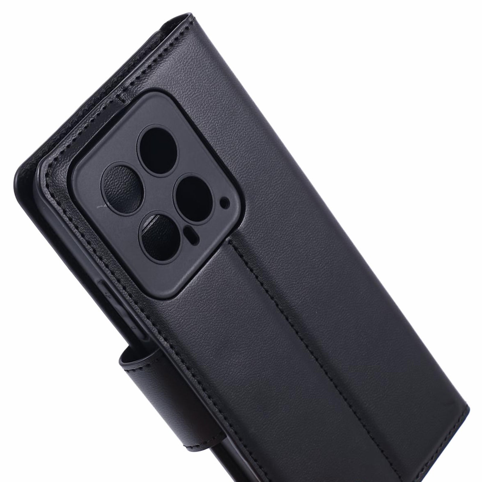 HANMAN Mill Series Phone Shell for Xiaomi 14 Case Wallet PU Leather Stand Cover - Black HANMAN Mill Series Phone Shell for Xiaomi 14 Case Wallet PU Leather Stand Cover - Black